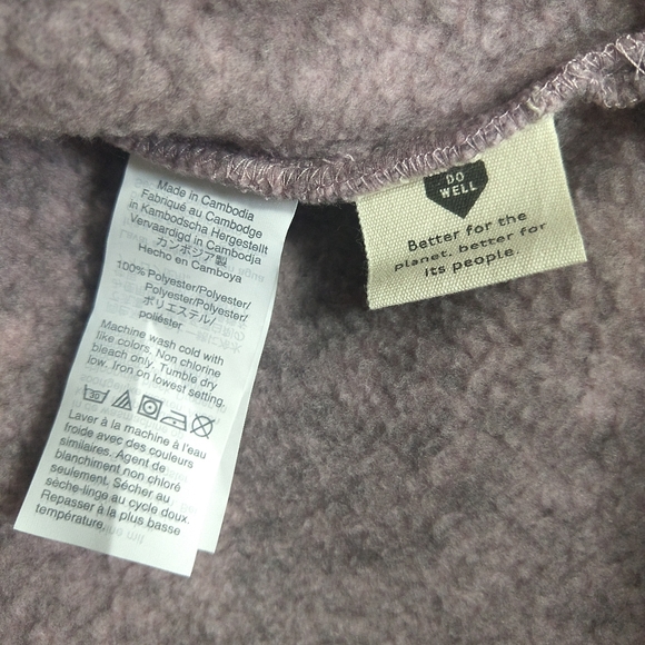 Madewell Polartec Fleece Half Zip Pullover Jacket - Picture 10 of 10